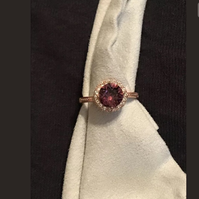 Lab Created Ruby Ring (Size 8)